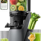 Canoly C16 Cold Press Juicer, 6" Extra Wide Feed Chute, 3-IN-1 Strainers (Juice & Sorbet & Nut Milk), Powerful AC Brushless Motor, Self Precut System, Juicer Machines with BPA-Free (Space Gray)