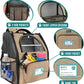 PetAmi Dog Backpack Carrier for Small Large Cat, Pet, Puppy, Ventilated Pet Hiking Backpack Travel Bag, Airline Approved Cat Backpack Carrier, Camping Biking Dog Bag Up to 18lbs Pet, Taupe