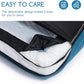 Hollypet Orthopedic Dog Bed for Medium Dogs, Supportive Foam Pet Couch with Removable Washable Cover and Non-Slip Bottom, Waterproof Lining Dog Sofa Bed, Blue, M (28 * 22.5 * 7.5)