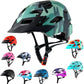 Kids Bike Helmet,Bavilk Kids Boys Girls Bike Helmets with LED Light Detachable Visor Children Youth Teen Multi-Sport for Skating Cycling Scooter Skateboard Adjustable & Lightweight 19.7"-22.4"