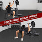 Chest Press Machine, Weight Bench Press Machine, Adjustable Flat Incline Bench with Independent Converging Arms, Multifunctional Bench Press Rack for Home Gym Equipment