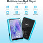 64GB Mp3 Player with Bluetooth 5.3 Blue, SWOFY M4 Music Player with 2.4" Touch Screen, HD Speaker FM Radio, Recording Support up 128GB