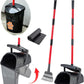Pooper Scooper Large Swivel Bin & Rake for Large & Small Dogs Non-Breakable Dog Poop Scooper with 20 Waste Bags Easy to Clean Pet Waste Use on Grass, Dirt or Gravel - Pet Supplies