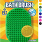 Bodhi Dog Shampoo Brush - Pet Grooming & Bath Supplies for Dogs and Cats - Bath Brush for Long & Short Hair - Premium Scrubber for Shower, Bathing & Massage (One Pack, Green)