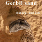 Hamster Bath Sand, 7.7lb Dust Free Desert Sand or Potty Litter Sand for Hamster Chinchillas Gerbil Syrian Mice Small Animals(Beige)