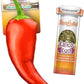 Meowijuana Pepper Bundle | Get Kickin' Refillable Chili Pepper Toy and Kalico Kush Catnip Blend | Promotes Play and Cat Health | Includes North American Organic Catnip
