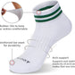MONFOOT Men's/Women's 6 Pairs Daily Cushion Comfort Fit Performance Quarter Ankle Socks Multipack