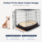 Orthopedic Dog Bed for Medium Size Dog Washable Cover, Egg Crate Foam Cat Bed for Senior Cat,Oval Kennel Bed, Pet Couch Bed with Four Sided Bolster, Removable Washable Cover Non-Slip Bottom, Brown