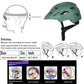 Kids Bike Helmet,Bavilk Kids Boys Girls Bike Helmets with LED Light Detachable Visor Children Youth Teen Multi-Sport for Skating Cycling Scooter Skateboard Adjustable & Lightweight 19.7"-22.4"