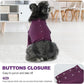IDOMIK Dog Recovery Suit, Dog Surgery Recovery Suit Front Legs, Comfy Joint Leg Sleeves After Surgery, Elbow Braces Protector for Leg Injuries & Joint Pain, Cone Collar Alternatives,Purple,L