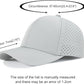 VOBOOM Men Quick Dry Baseball Cap Laser Cut Mesh Ball Curved Brim Snapback Hat
