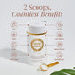 Premium Marine Collagen Powder with Type I II III and IV Hydrolyzed Peptides for Women and Men Sourced from Wild Fish, Certified Halal and Kosher Unflavored - 30 Day Supply, 300g Canister