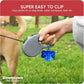 Downtown Pet Supply Rainbow Paw Print Poop Bags (520 CT & 2 Dispensers) - Leak-Proof, Unscented, Clips to Dog Leashes & Harnesses