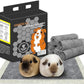 Guinea Pig Bedding, Disposable Guinea Pig Cage Liners, Charcoal Odor Controlling Absorbent Waterproof Pee Pads for Rabbits, Hamster and Other Small Animals. 18''x31'',50 Count
