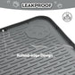 Cat Litter Mat, Extra Large 40" x 28" Silicone Mat Litter Trapping Mat for Scatter Control, Soft on Kitty Paws, Easy to Clean (Dark Gray)