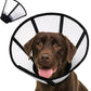 KOESON Dog Cone XL, Soft Cones for Large Dogs, Lightwieght and Clear Dog Collars & Cones to Stop Licking After Surgery, Breathable Pet Recovery Cones E-Collar for Extra Large Dogs, Black XL