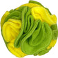 Puppy and Small Breed Snuffle Interactive Foraging Dog Puzzle Ball Toy Lemon Lime Yellow and Green