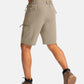 Pudolla Men's Hiking Cargo Shorts 9" Lightweight Outdoor Work Shorts for Men Travel Golf Camping Casual with 5 Zipper Pockets