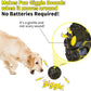 Dog Ball for Aggressive Chewers - Interactive Dog Toy Balls Fun Squeaky Sound to Keep Them Busy, Durable for Small Medium Large Breeds, Rubber Pet Chew Toys, As Seen on TV, Black & Yellow