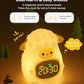 MASHI Sheep Alarm Clock, Toddler Sleep Training Clock with Sun & Moon, Sleep Sound Machine, Night Lights, Alarm Clock for Kids, Gift Ideas for Kids Child