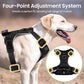 Light Up Dog Harness,Reflective Pet Harness Rechargeable,Led Dog Vest Harness for Night Walking,Adjustable Dog Safety Vest for Small Medium Large Dogs-No Pull,Black,M