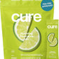 Cure Hydration | Plant-Based Electrolyte Drink Mix | No Added Sugar | FSA-HSA | Dehydration Relief Powder Made with Coconut Water | Non-GMO | Vegan | Pouch of 14 Packets - Lime