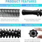 Muscle Roller Stick, Yoga Massage Roller Bar Fitness Beauty Tool for Athletes Relief Leg Back Pain (Black)