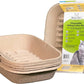 Kitty Sift (Set of 1 Litter Box & 5 Sifting Liners) Sustainable, Clean, Sifting, Disposable Cat Litter Box Kit - Large, 6-Set Kit
