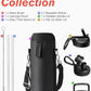 Water Bottle 40 oz Insulated with Straw&Brush, Coolflask Vaccum Stainless Steel Metal 3 Lids Water Flask for Sports, Gym or Office, Keep Cold 48H Hot 24H, Ombre Wine/Navy