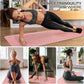 Yoga Mat Non Slip, Anti-Tear 3/16 Thick TPE Yoga Mats for Women and Men, 72"x24" Exercise & Fitness Mat with Carrying Strap, Workout Mats for Yoga, Pilates and Floor Exercise