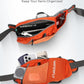 WATERFLY Fanny Pack Waist Bag: Hiking Water Bottle Holder with Strap Waist Pack for Women Men Hydration Hip Packs for Running Walking Traveling-Orange