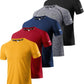 Boyzn 1, 3, 5 or 7 Pack Men's Workout Running Shirts, Dry Fit Moisture Wicking T-Shirt, Gym Athletic Short Sleeve Tee Shirts