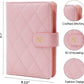 Melsbrinna Rfid Passport Holder for Travel women/Men, Cute Passport Wallet Rfid Blocking Card Slots, Rfid Passport Cover/CaseTravel Wallet, Passport Book Holder (1, LG PINK)