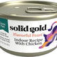 Solid Gold Wet Cat Food Pate for Indoor Cats - Healthy Canned Cat Food Pate w/Real Chicken, Omega Fatty Acids, Vitamins & Minerals - Grain Free & Gluten Free Can Meals for Cats & Kittens - 24ct/3oz