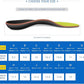 Plantar Fasciitis Feet Insoles Arch Supports Orthotics Inserts Relieve Flat Feet, High Arch, Foot Pain Lime Yellow