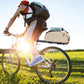 MOSISO Bike Rack Bag, Waterproof Bicycle Trunk Pannier Rear Seat Pouch Cycling Bike Carrier Backseat Storage Luggage Saddle Shoulder Bag