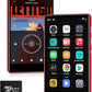 80GB Music Player, MP4 MP3 Player with Bluetooth and WiFi with 4-inch IPS Touch Screen Digital Audio Players, M503 Pro Spotify Player with Amazon Music, Audible, Chrome Browser, Support Up 512GB Red