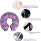 CuteBone Inflatable Dog Neck Donut with Removable Soft Fleece Covers for Small/Medium/Large Dogs and Cats After Surgery GWB06XL