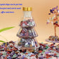 7Chakra Aquarium Gravel Rocks Natural Tumbled Healing Crystal Chips Bulk Gemstones Tumbled Crushed Stones for Fountain Vase Filler Planters Decorative Fish Tank Potted Reiki Energy Balancing 0.44lb
