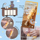 Curry Fishball Soft Plush Squeaky Dog Pull Toy - Durable, Iconic, Cute & Fun Rope Toy for Interactive Bonding Time, Sliding Mechanism, Hide Food for Puzzle Play, Small Medium Dogs