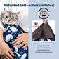 Paw Legend 27.6" Cat Wrap for Grooming Cat Wrap for Cutting Nails Cat Restraint for Nail Clipping Self Adhesive Blanket Restraint Cloth for Cats Within 15lbs