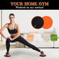 ZILLEEN Exercise Sliders for Working Out Fitness Discs for Pilates Women Men, 2 Pack