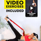 Stretching Strap with Loops - Non Elastic Stretch Band for Physical Therapy, Yoga Strap for Stretching Equipment, Stretch Bands for Exercise and Flexibility - Fascia, Hamstring & Leg Stretcher Belt