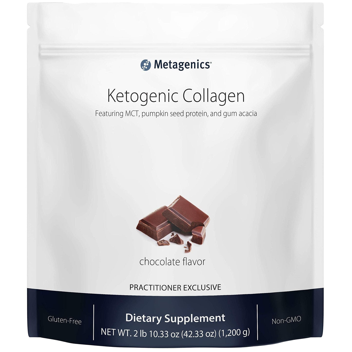 Metagenics Ketogenic Featuring MCT, Pumpkin Seed Protein, and Gum Acacia ? Chocolate Flavor, 30 Servings