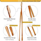 JETKONG 2 Pcs 16-Inch Extra-Large Kitchen Tweezers and Tongs - Giant Stainless Steel Food Tweezers - Rose Gold