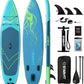 Inflatable Stand Up Paddle Board – Durable SUP for Adults & Youth,33" Wide Blow Up Paddle Board with Paddle, Pump, Backpack,Leash – All Around Stable for All Skill Levels, Carries up to 450 lbs