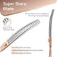 Fenice Peak Professional Curved Chunker Dog Grooming Scissors 8.0'' Rose Gold Thinning Shears Extremely Sharp Blades 440C Stainless Steel Thinning Shears Durable Smooth Fine Cut for Dogs and Cats.