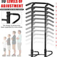 SogesHome Power Tower Adjustable Height Assistive Trainer Dip Station,Pull Up Bar and Dip Stand,Multi-Function Strength Training Fitness Workout Station for Home Gym Fitness Equipment