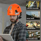 Safety Helmet Hard Hat, ANSI Z89.1 Approved Lightweight Vented Work Helmet, 6-Point Adjustable Ratchet Suspension Hardhat Ideal for Industrial and Construction