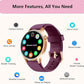 aeac Smart Watch for Women, AMOLED Ultra-Clear Screen Activity Trackers with Heart Rate/Sleep/SpO2 Monitor, Smartwatch for iPhone/Samsung/Android, 110+ Sport Modes (Deep Purple, S/M/L, Deep Purple)